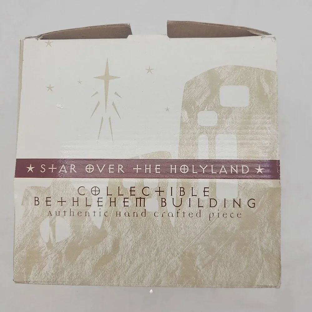 House Bethlehem Building Lighted Seasonal Specialties Christmas Collectible VTG